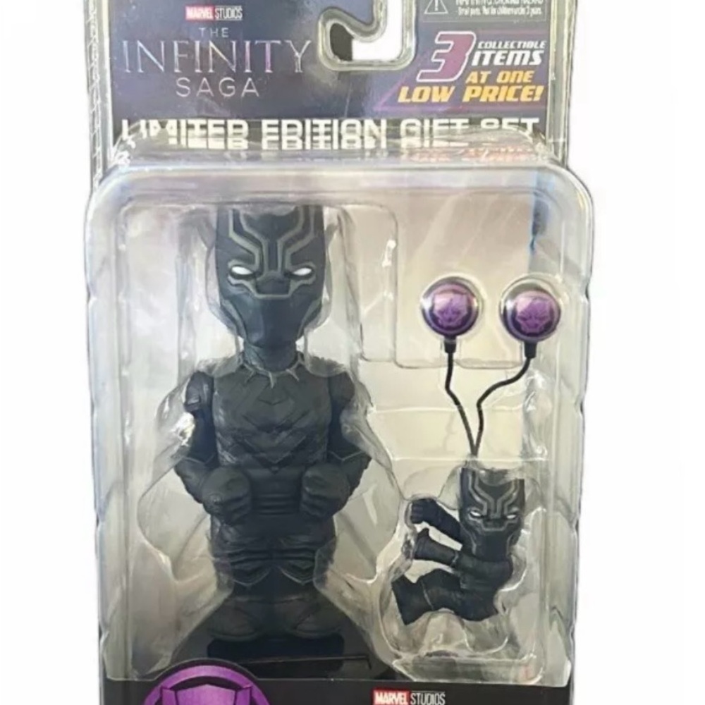 Marvel Infinity Saga Black and Purple Headset Gift Set